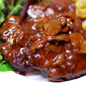 Kudu Fillet and Mushroom Sauce